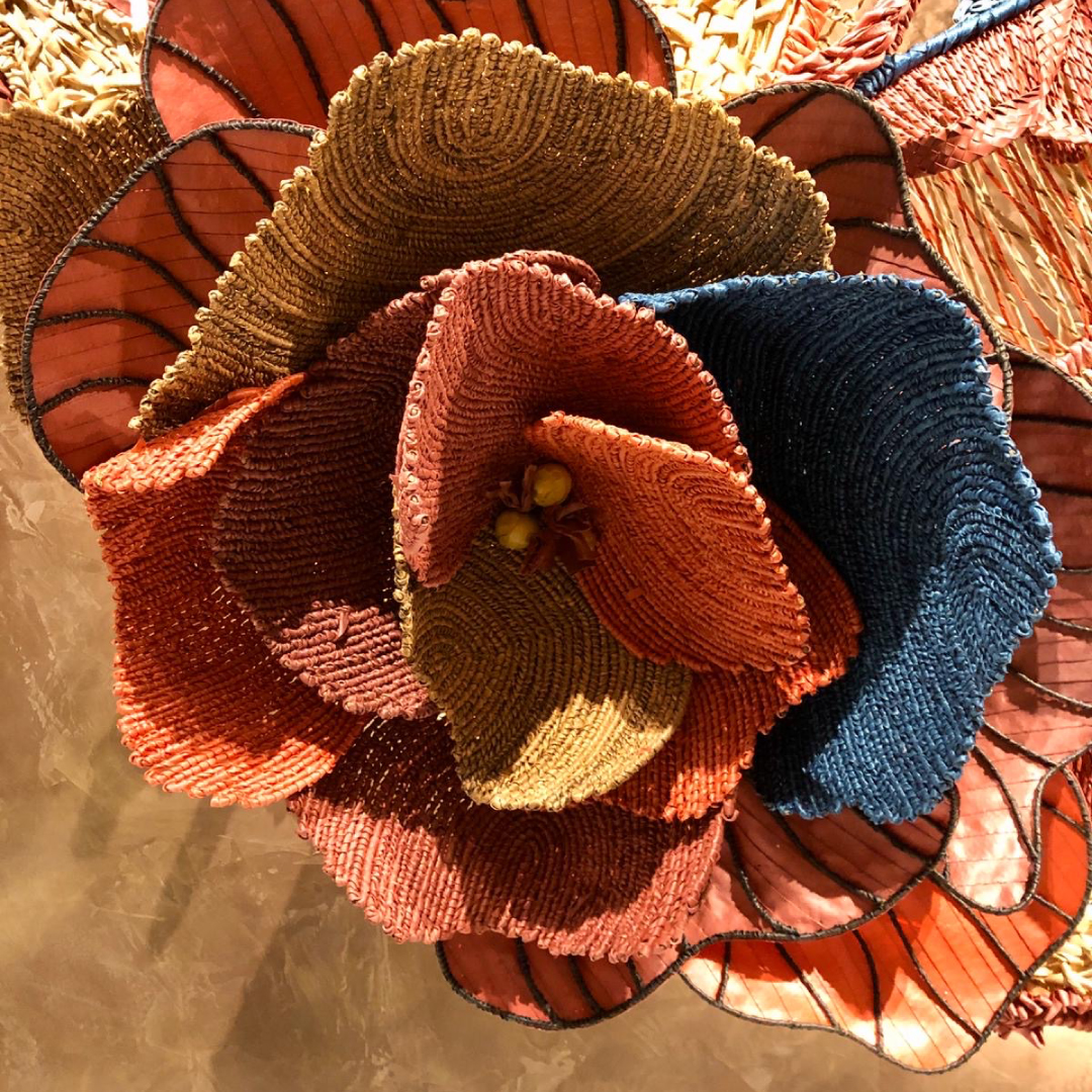 macrame 作品事例(レッド)